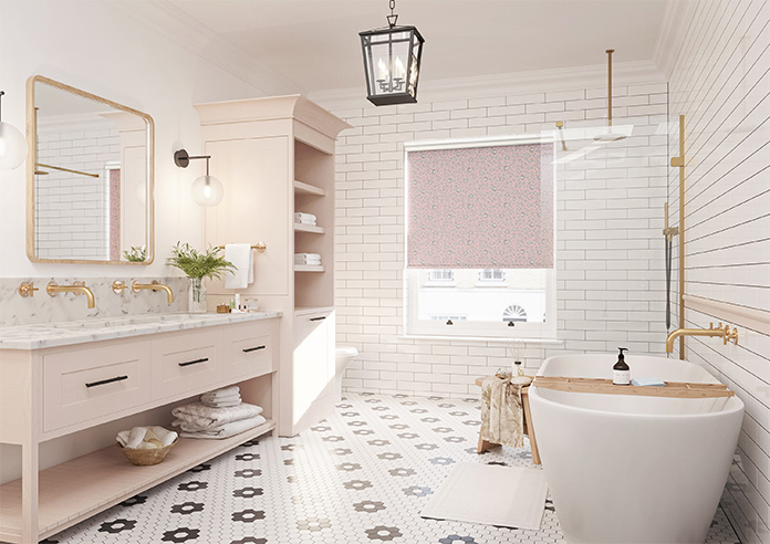 Leopard Luxe, Baby Pink - Roller Blind - Image 7